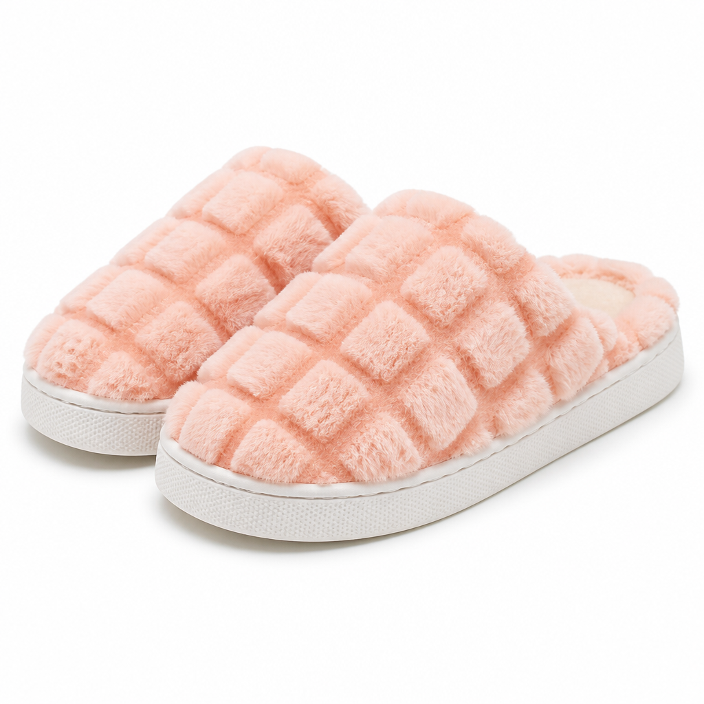 Anouk | Womens Slippers Fluffy Warm Memory Foam House Slippers Design 10 packshot