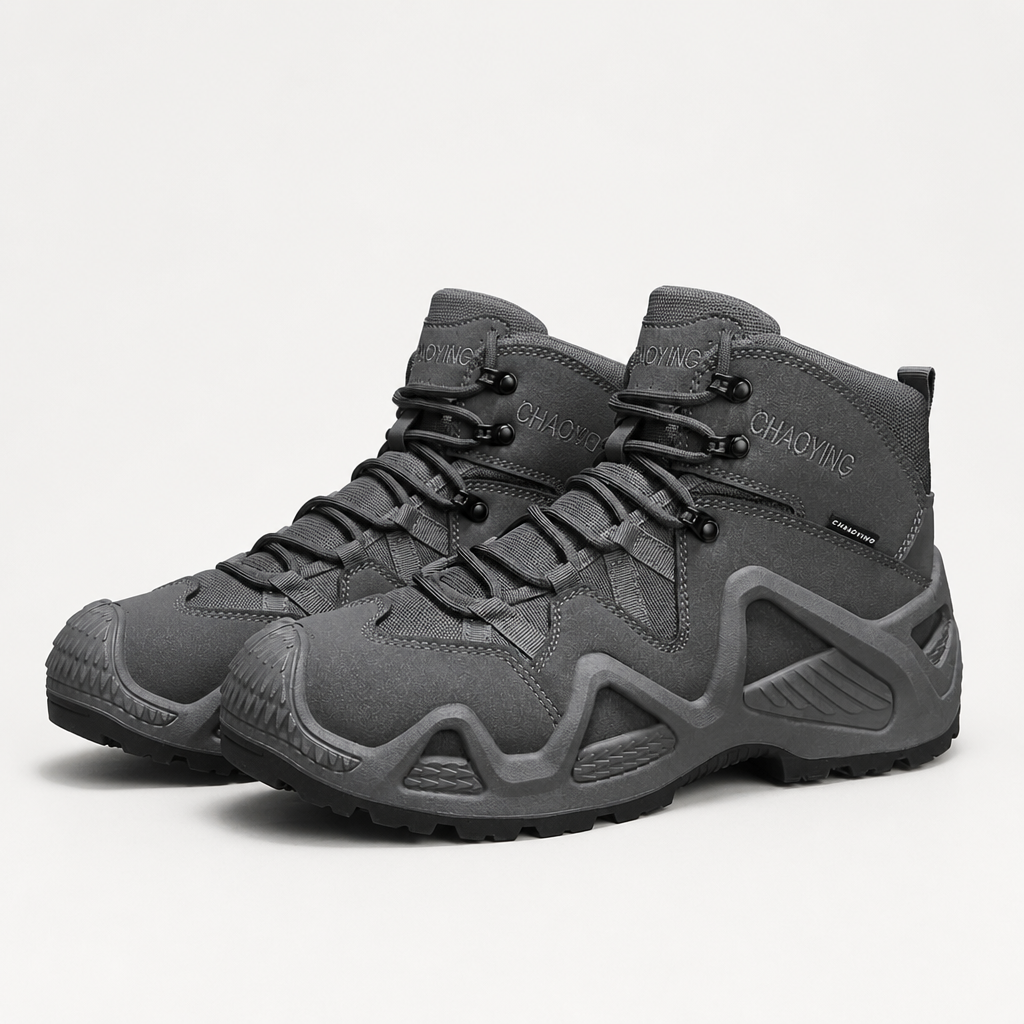 Rory | Mens Waterproof Hiking Boots, Grey