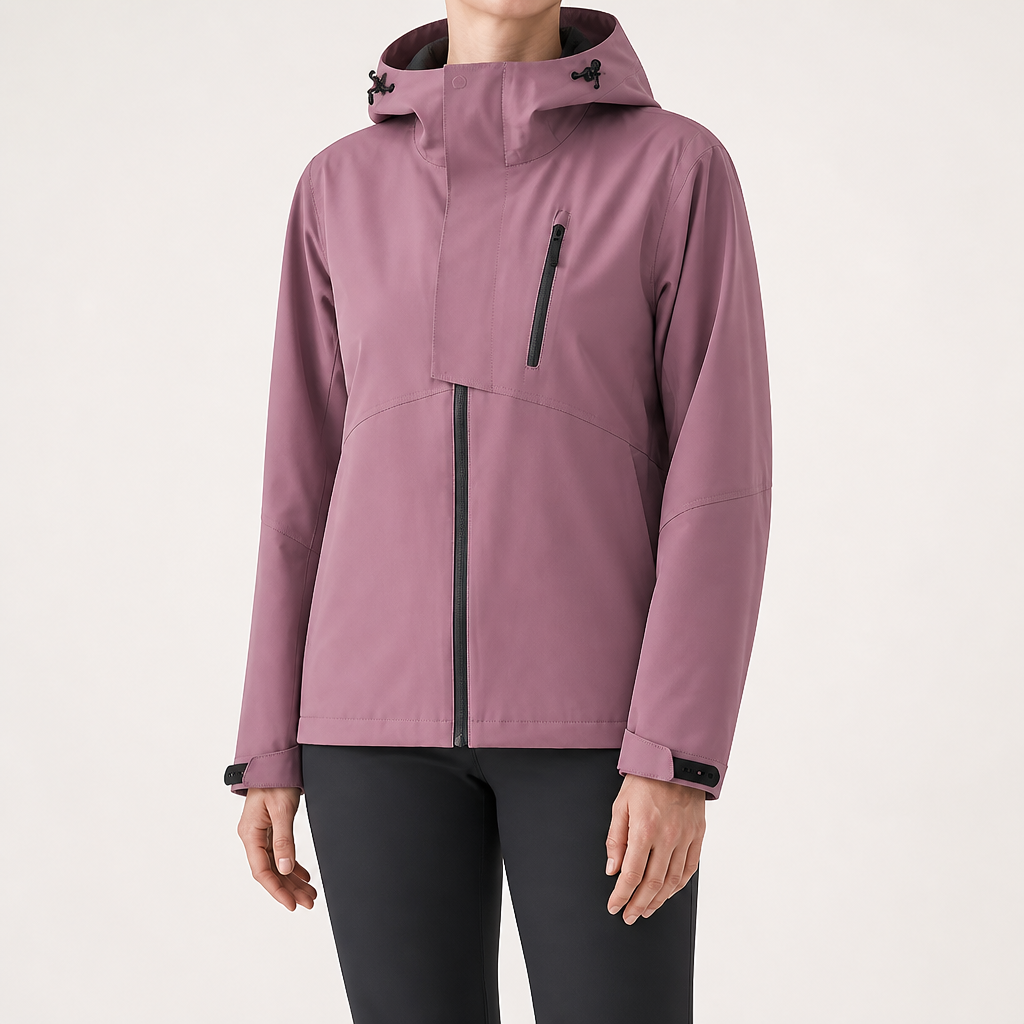 Rowan | Womens Waterproof Windproof Softshell Jacket, Purple