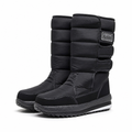 Dexter | Mens Snow Boots Mid Calf Fleece Lined Warm Winter Boots Black packshot