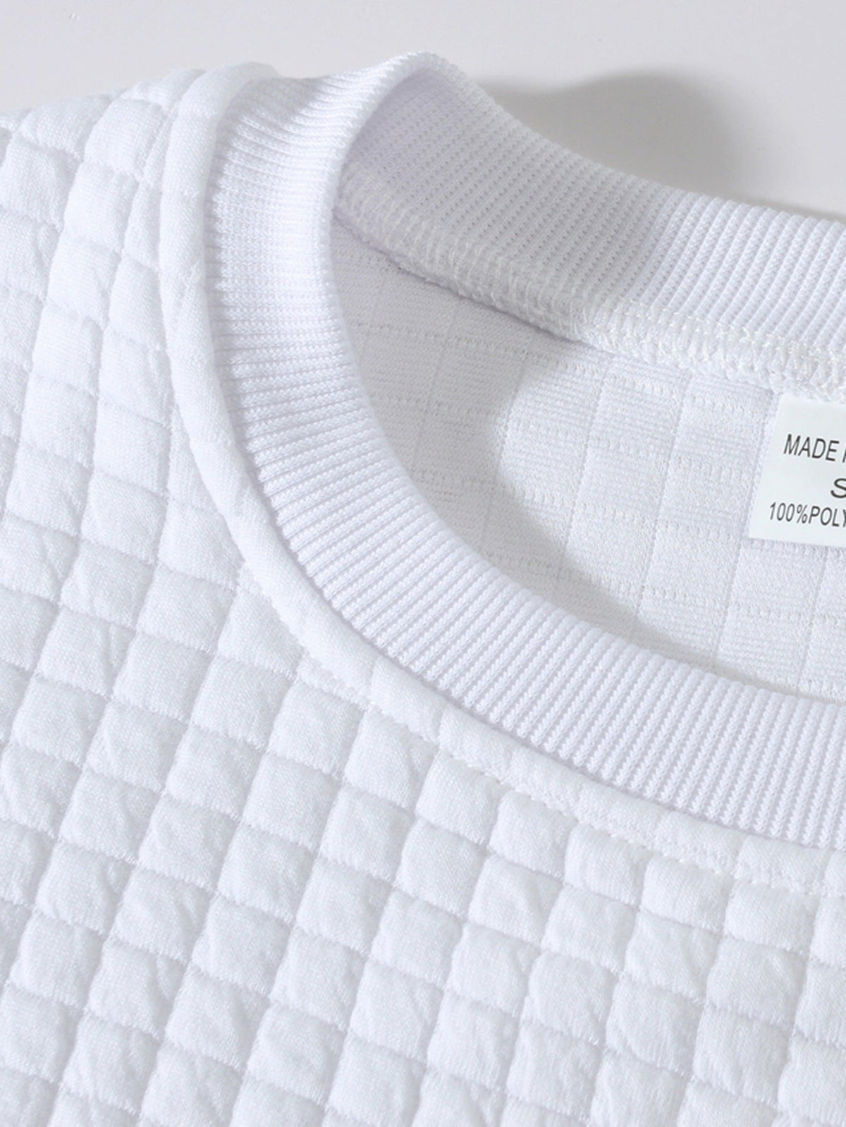 Reuben | Mens Checkered Crewneck Sweatshirt - 3