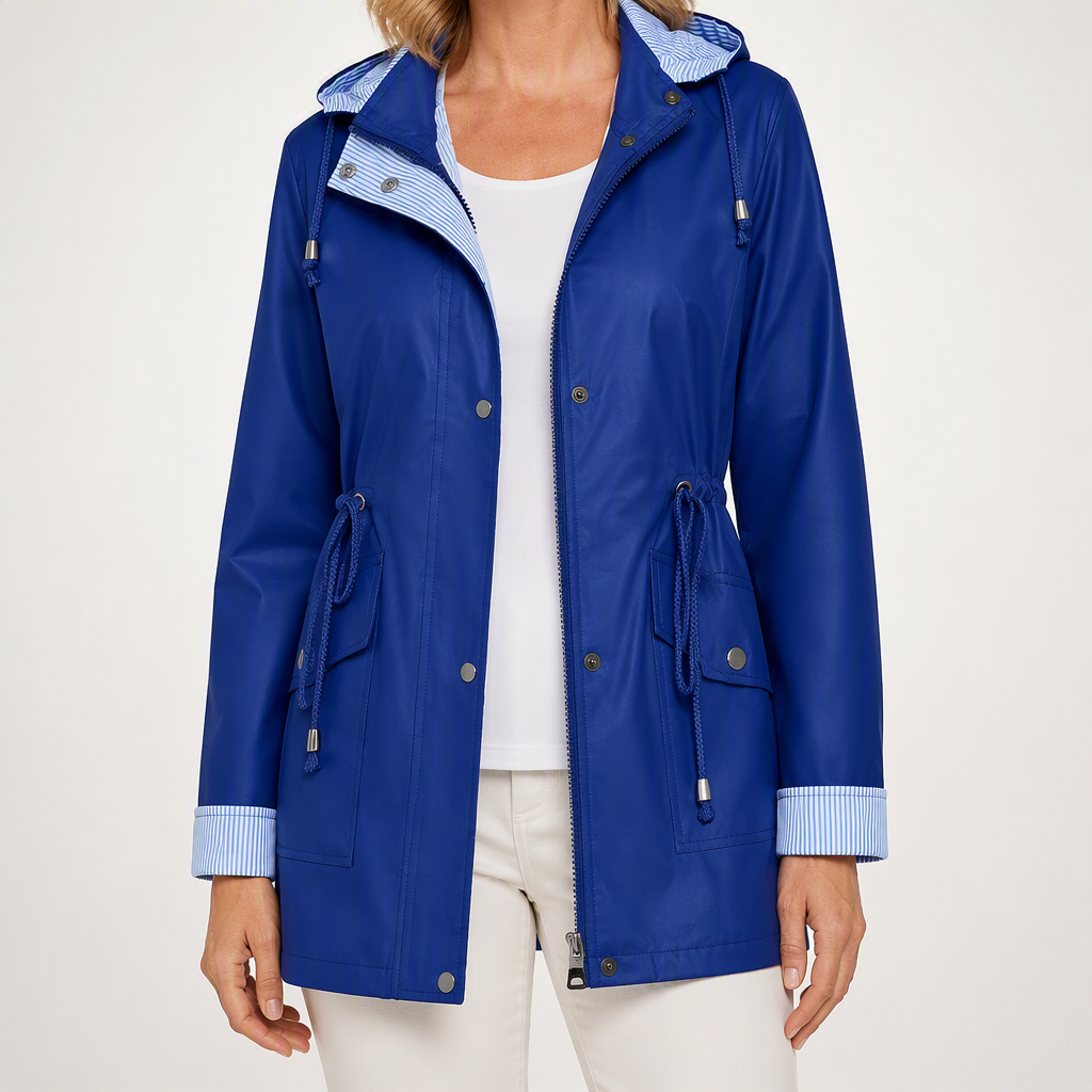 Rink | Womens Jacket Casual Zip Up Outdoor Jacket, Blue