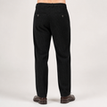 Roland | Mens Corduroy Trousers Business Casual Slim Straight Trousers, Black