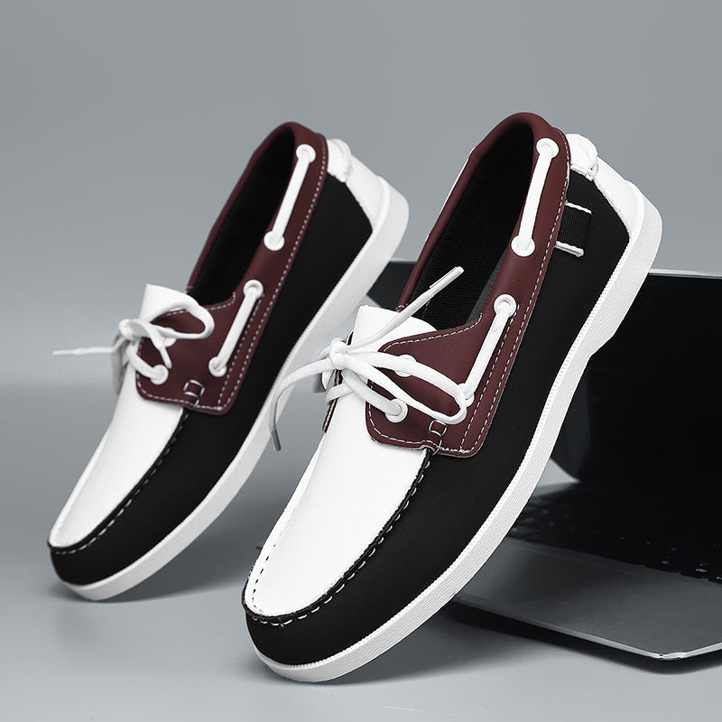 Rory | Mens British Lace Up Loafers Casual Smart Shoes - 8