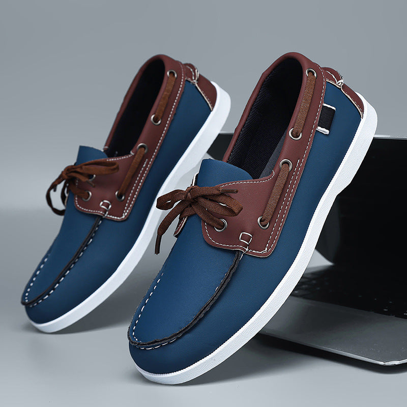 Rory | Mens British Lace Up Loafers Casual Smart Shoes - 9