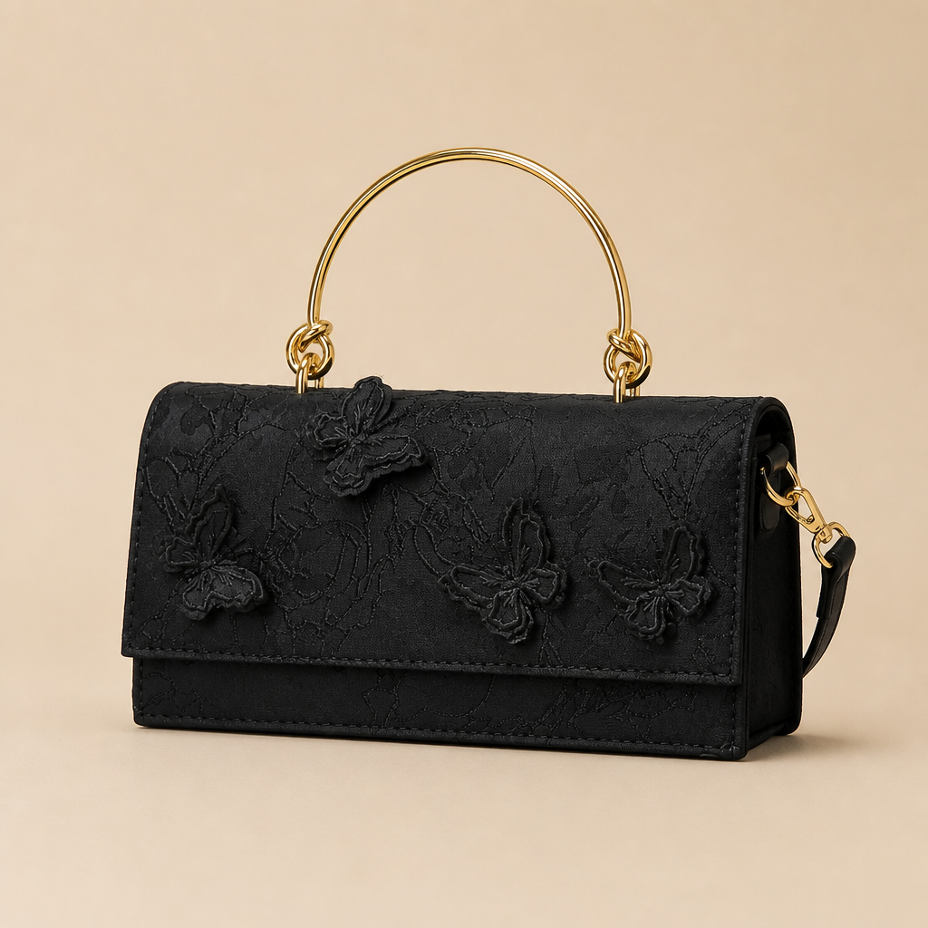 Rosanna | Womens Shoulder Bag Chain Small Square Crossbody Bag, Black