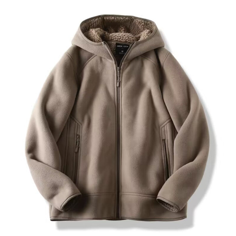 Rowan | Mens Thick Fleece Hooded Coat Warm Polar - 3