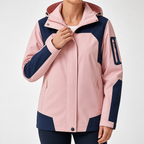 Rosalind Waterproof Hooded Windbreaker - Pink