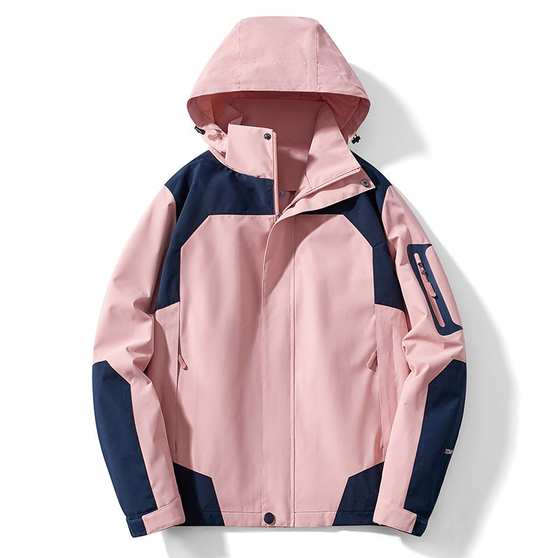 Rupert | Waterproof Hooded Windbreaker Jacket, Womens Pink