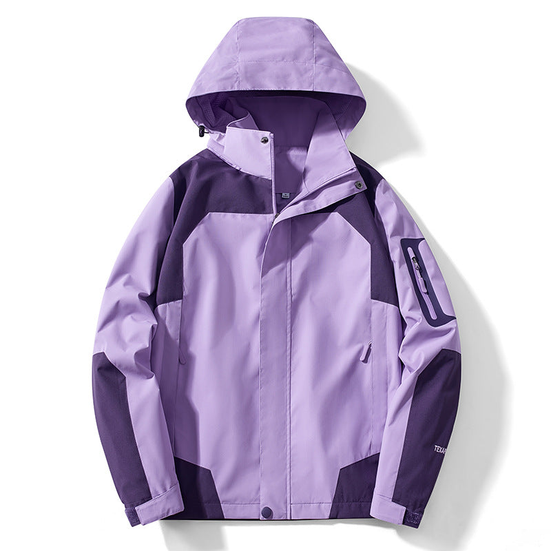 Rupert | Waterproof Hooded Windbreaker Jacket, Womens Purple