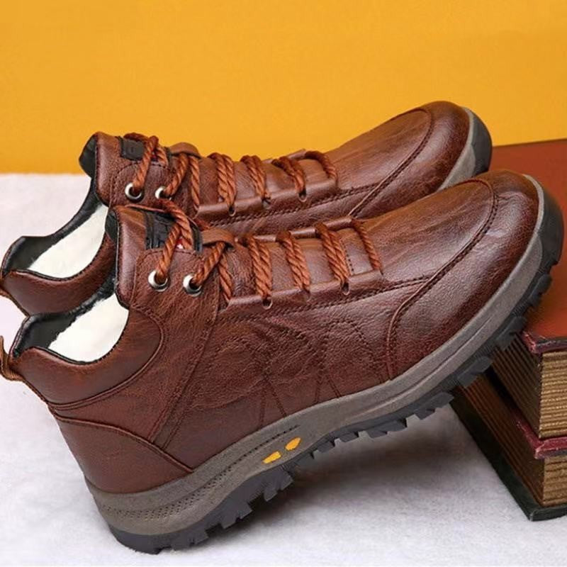 Ryder | Mens Hiking Sports Casual Black Brown Shoes - 1