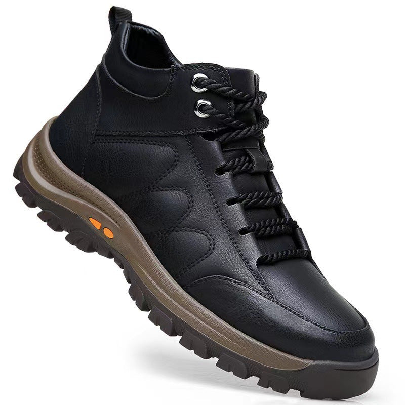 Ryder | Mens Hiking Sports Casual Black Brown Shoes - 10