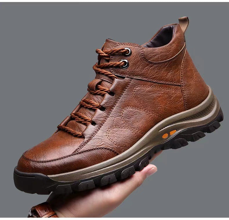 Ryder | Mens Hiking Sports Casual Black Brown Shoes - 11