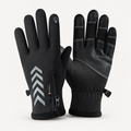 Silvan | Mens Waterproof Warm Touch Screen Winter Cycling Gloves, Waterproof Reflective Arrow