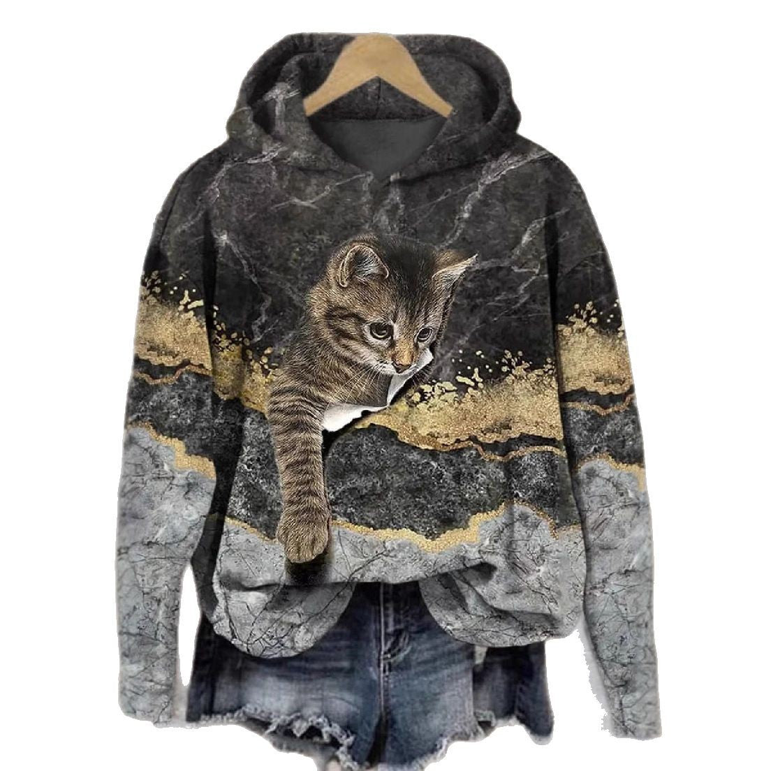 Sterling | Mens Printed Hoodie Casual - 5