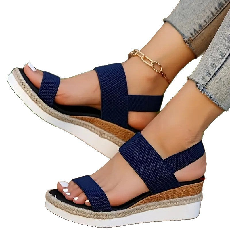 Talise | Womens Espadrille Wedge Fisherman Sandals - 5