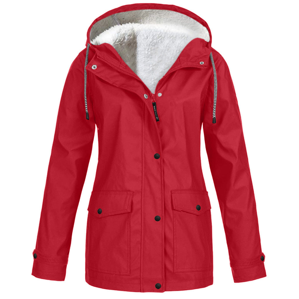 Teague | Womens Thick Fleece Hooded Longline Hoodie Sweatshirt - 3