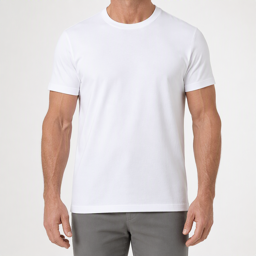 Ulysses | Mens Fitness Sports Quick Dry Short Sleeve T Shirt, White