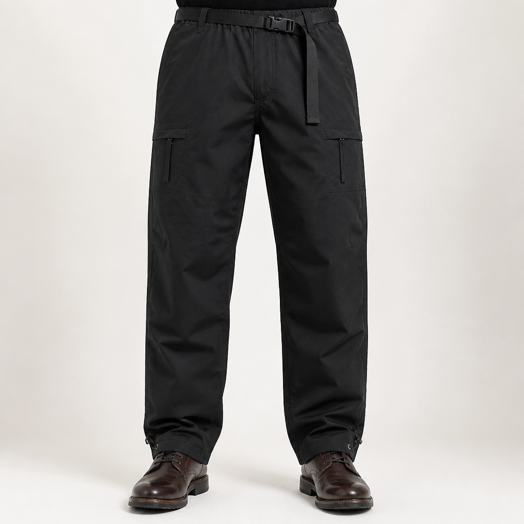 Vera | Mens Walking Trousers Waterproof Quick Dry Outdoor Hiking Pants, Black 2