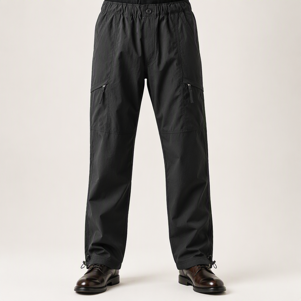 Vera | Mens Walking Trousers Waterproof Quick Dry Outdoor Hiking Pants, Black