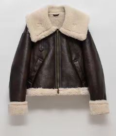 Vivienne | Womens Faux Fur Zip Jacket - Beige
