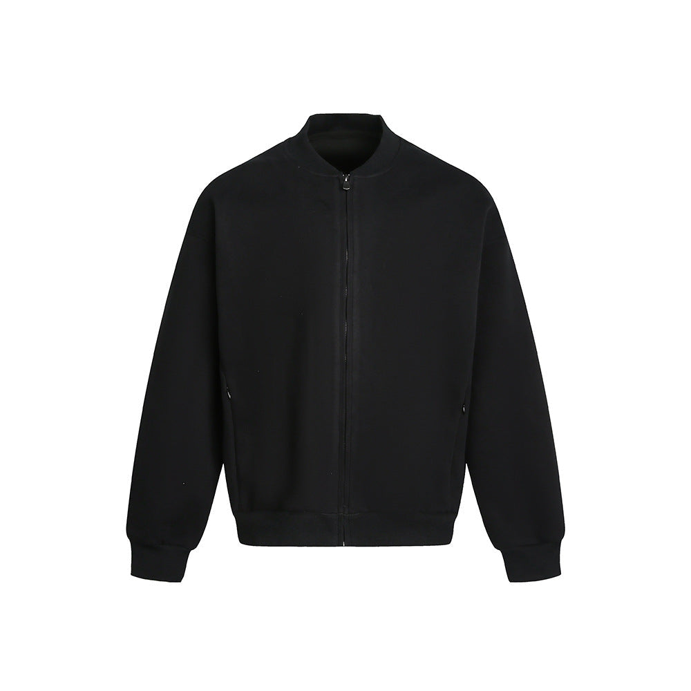 Wanda | Womens Bomber Baseball Jacket, Black