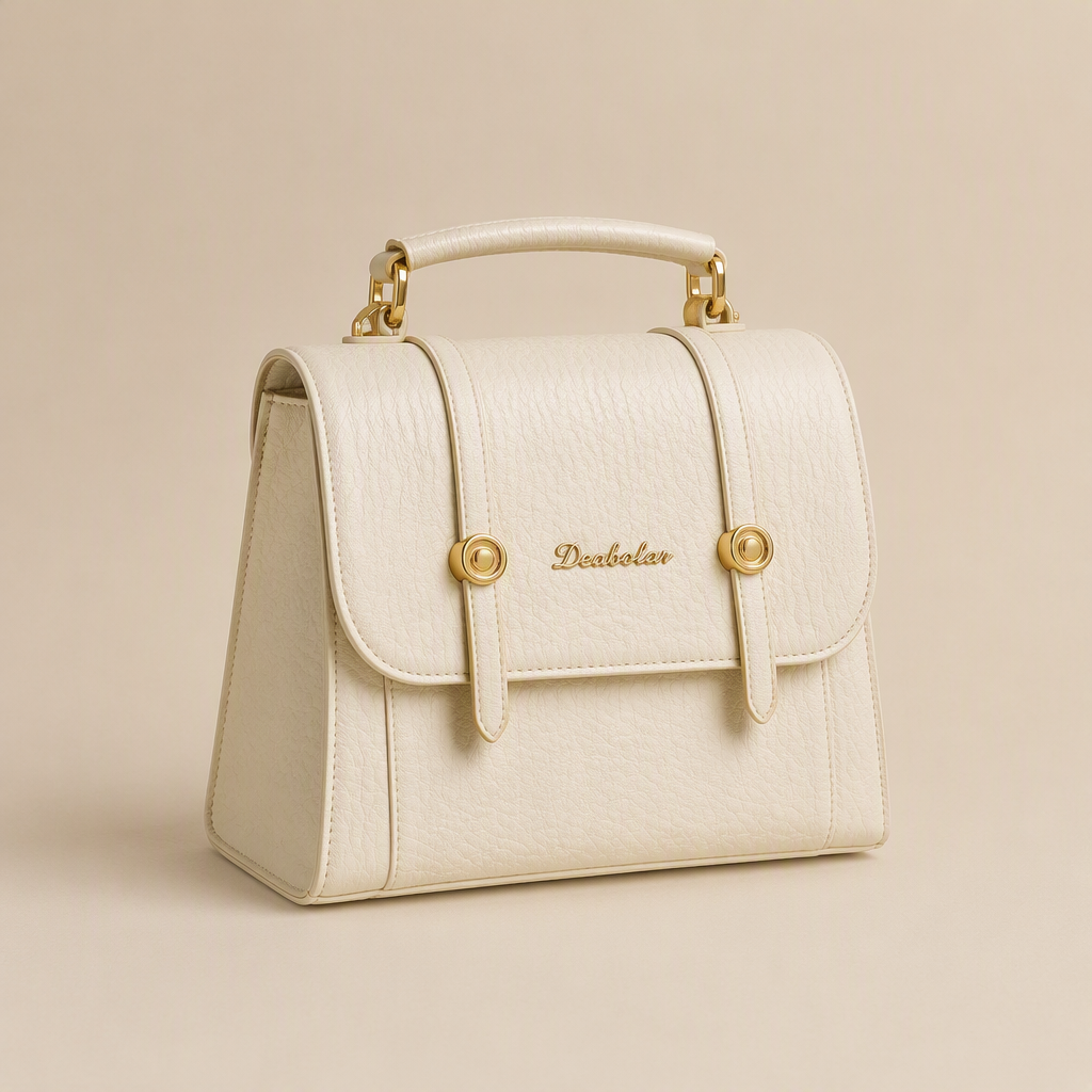 Wendell | Womens Rucksack Backpack Lightweight College Casual Small Backpack, Cream White