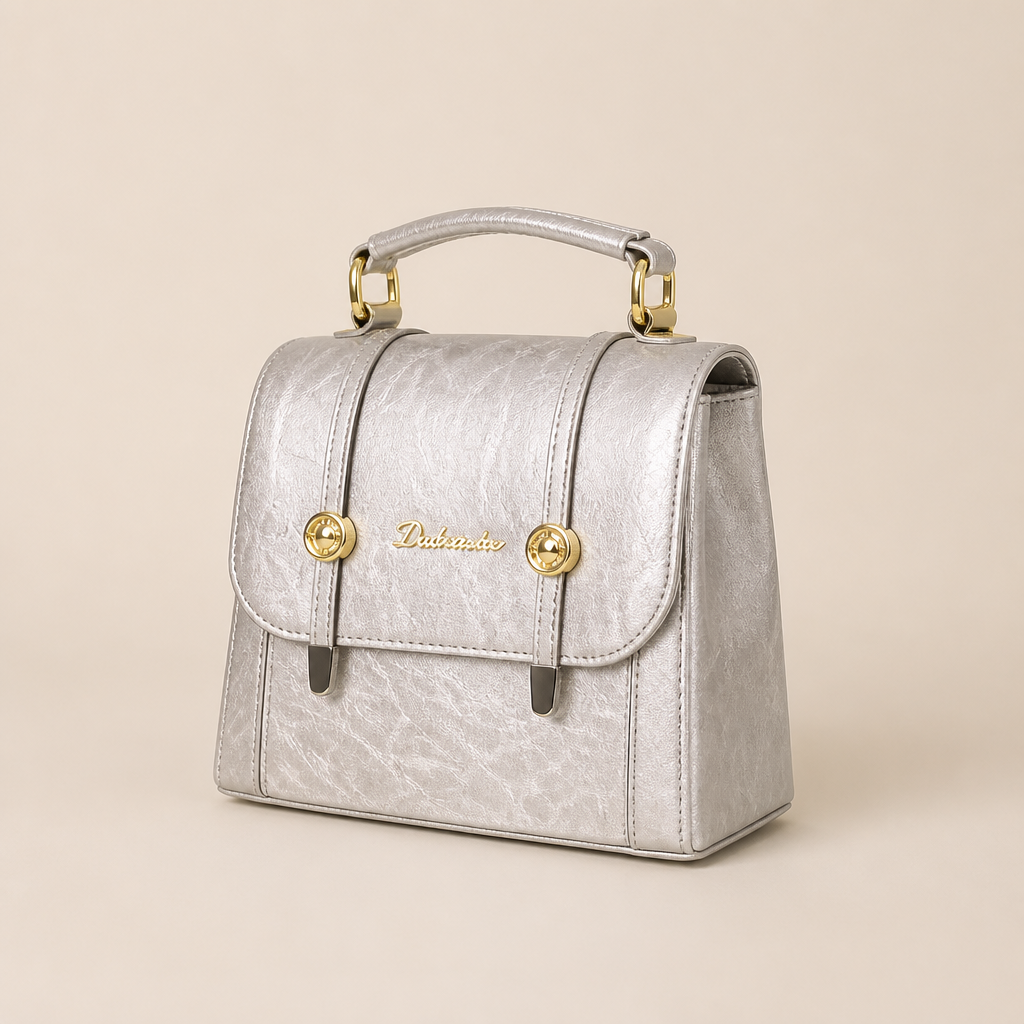 Wendell | Womens Rucksack Backpack Lightweight College Casual Small Backpack, Silver