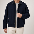 Xanthe | Mens Harrington Jacket Check Collared Bomber Workwear Jacket, Design 1