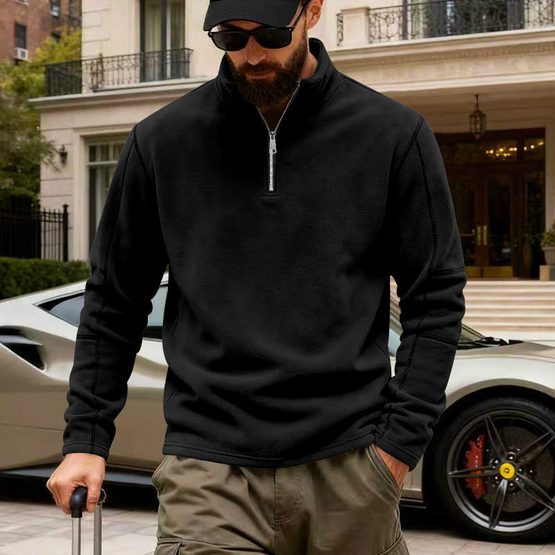 Zane | Mens Fleece Half Zip Sweatshirt - 2