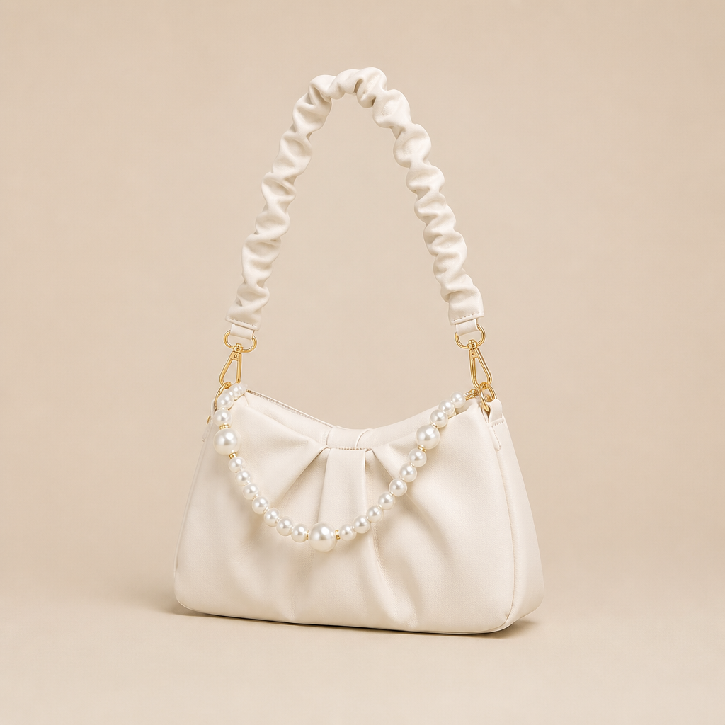 Zane | Womens Shoulder Bag Cloud Pleated Underarm Handbag, Design 3