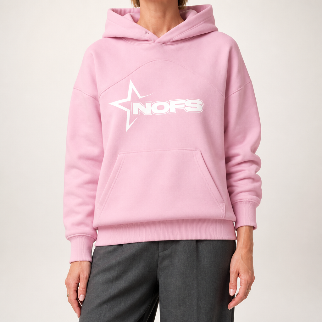 Zeb | Womens Hoodie Fleece Lined Zip Up Sweatshirt, Pink